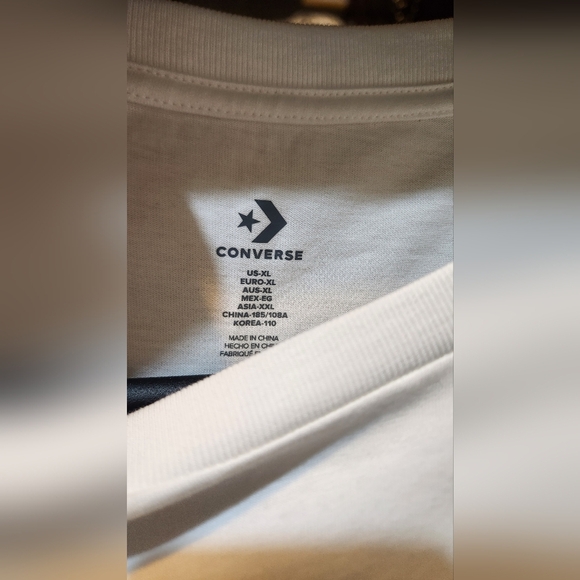 Converse White T-Shirt with Colorful Graphic - Picture 3 of 8